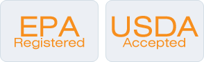 EPA Registered, USDA Accepted