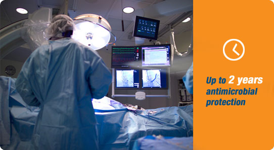 Up to 2 years antimicrobial protection