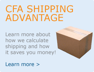 CFA Shipping Advantage. Learn more about how we calculate shipping and how it saves you money!
