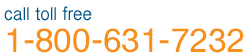 Call Toll Free 1-800-631-7232